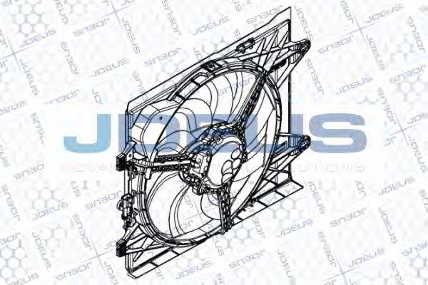JDEUS EV8B0500 Вентилятор, охолодження двигуна