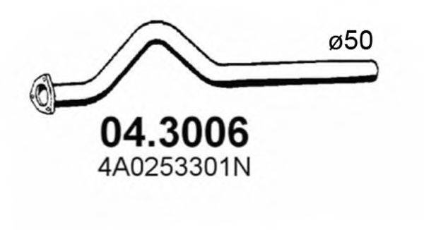 AUDI 4A0253302Q Труба вихлопного газу