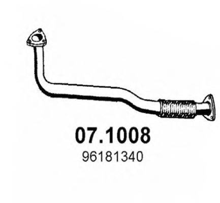 CHEVROLET 96181340 Труба вихлопного газу