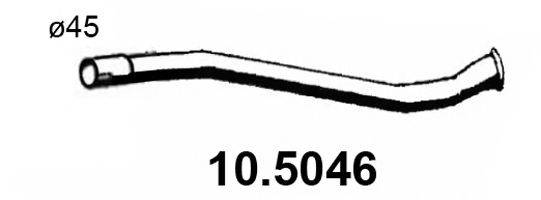 ASSO 105046 Труба вихлопного газу