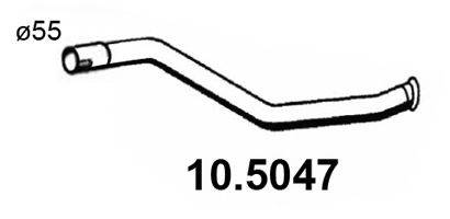 ASSO 105047 Труба вихлопного газу