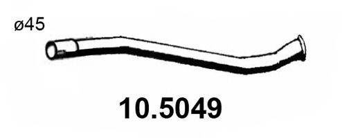 ASSO 105049 Труба вихлопного газу