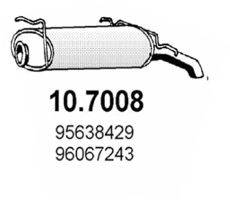 ASSO 107008 Глушник вихлопних газів кінцевий