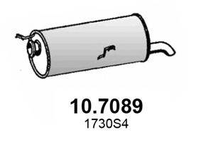 ASSO 107089 Глушник вихлопних газів кінцевий