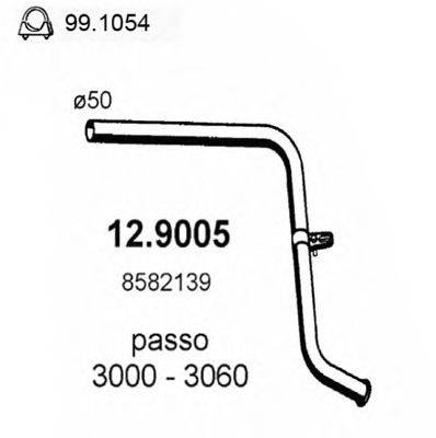 DINEX 28602 Труба вихлопного газу