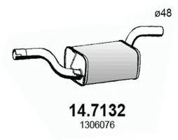 VOLVO 1340657 Глушник вихлопних газів кінцевий