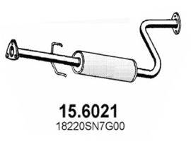 ASSO 156021 Середній глушник вихлопних газів