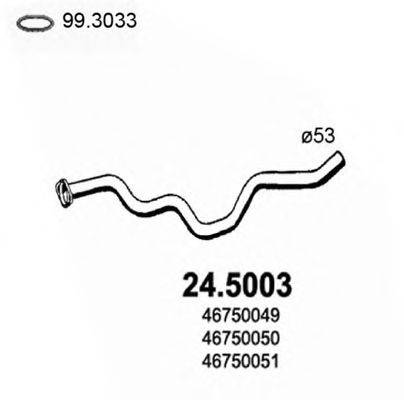 ASSO 245003 Труба вихлопного газу