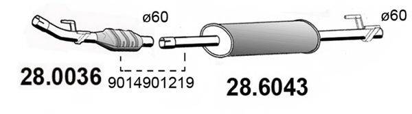 ASSO 280036 Каталізатор