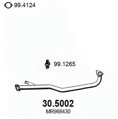 ASSO 305002 Труба вихлопного газу