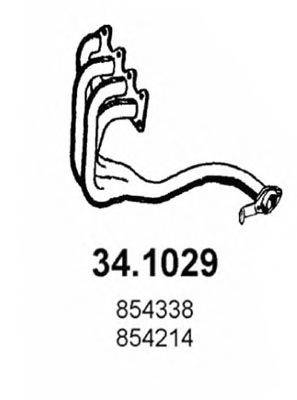 ASSO 341029 Труба вихлопного газу