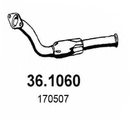 ASSO 361060 Труба вихлопного газу
