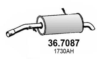 ASSO 367087 Глушник вихлопних газів кінцевий