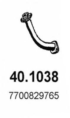 ASSO 401038 Труба вихлопного газу