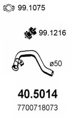 ASSO 405014 Труба вихлопного газу