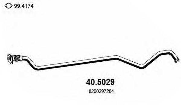 ASSO 405029 Труба вихлопного газу