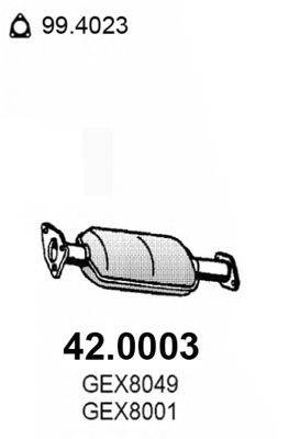 ROVER/AUSTIN WAG103100 Каталізатор