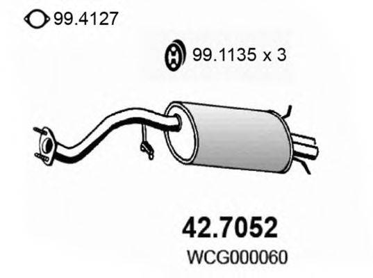 ASSO 427052 Глушник вихлопних газів кінцевий