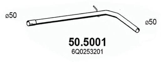 ASSO 505001 Труба вихлопного газу
