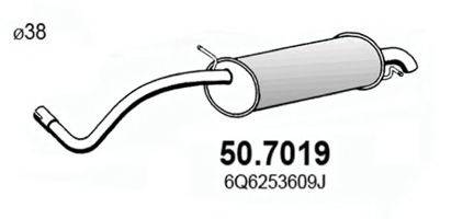 ASSO 507019 Глушник вихлопних газів кінцевий