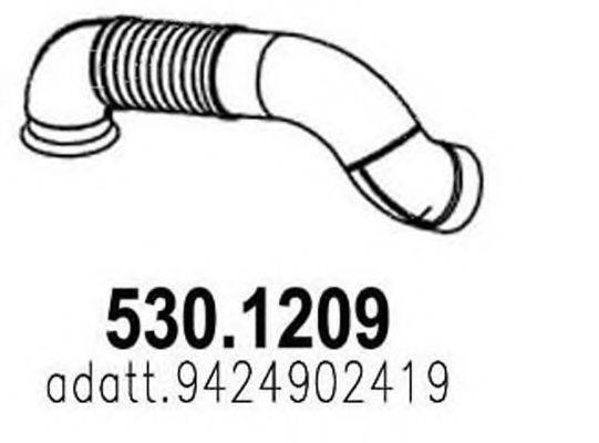 ASSO 5301209 Труба вихлопного газу