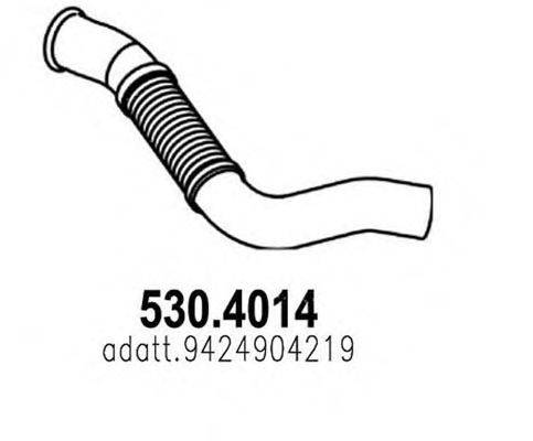 ASSO 5304014 Гофрована труба, вихлопна система
