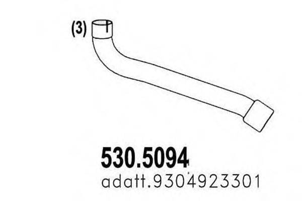 ASSO 5305094 Труба вихлопного газу