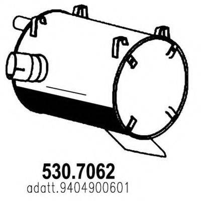 ASSO 5307062 Середній/кінцевий глушник ОГ