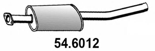 ASSO 546012 Середній глушник вихлопних газів