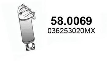 ASSO 580069 Каталізатор