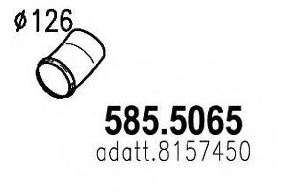 ASSO 5855065 Труба вихлопного газу