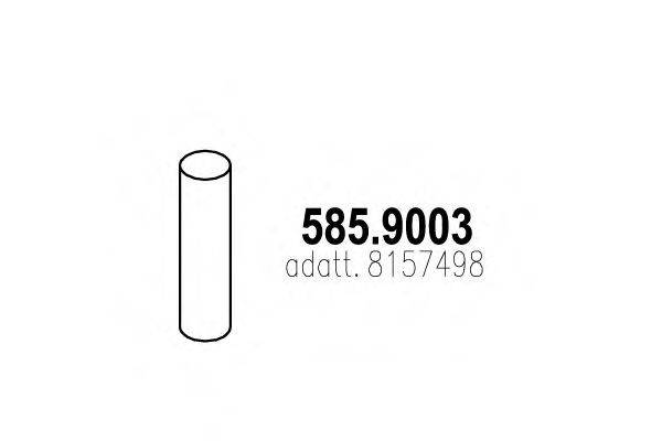 ASSO 5859003 Труба вихлопного газу