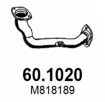 ASSO 601020 Труба вихлопного газу