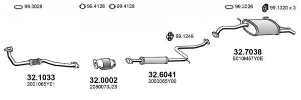 ASSO ART4204 Система випуску ОГ