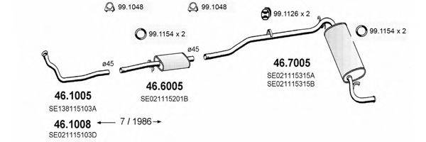 ASSO ART2319 Система випуску ОГ