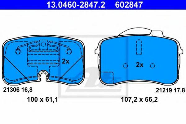 VAG 441 698 151 D Комплект гальмівних колодок, дискове гальмо