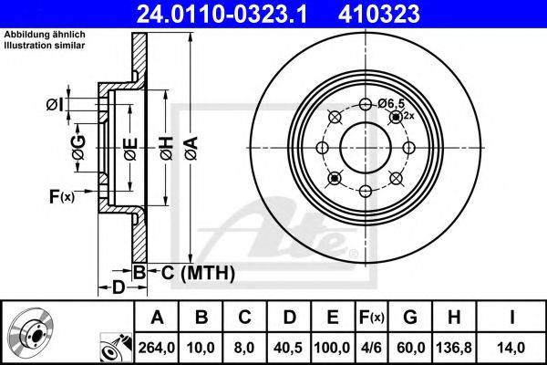 FERODO DDF1299-1 гальмівний диск