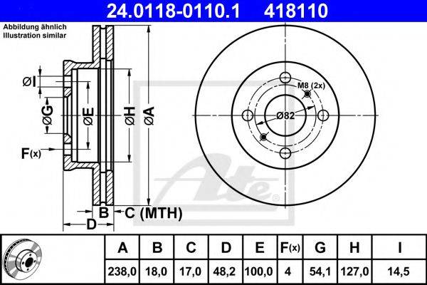 TOYOTA 4351212310 гальмівний диск