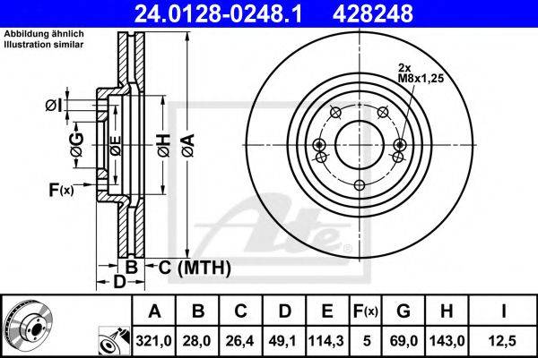 HYUNDAI 517122W700 гальмівний диск