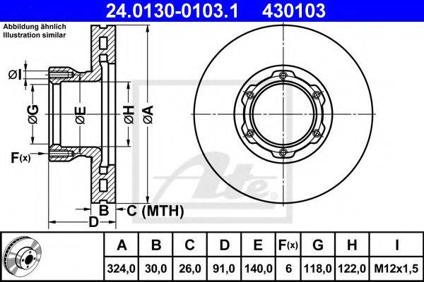 PEX 140.691 гальмівний диск