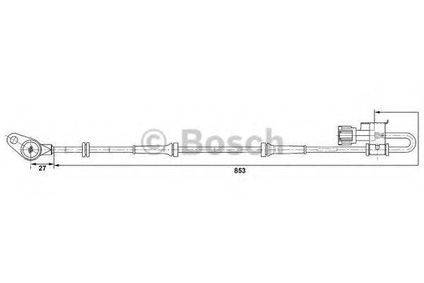 NISSAN 47900-2F001 Датчик, частота обертання колеса