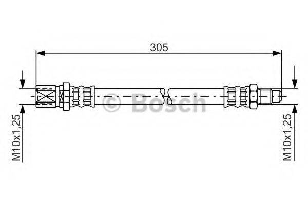 LUCAS ELECTRICAL 9002152 Гальмівний шланг