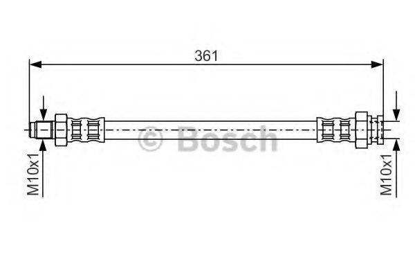 BREMBO T85023 Гальмівний шланг