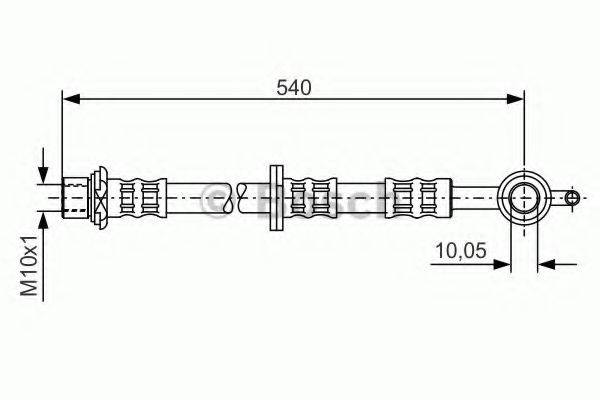 LUCAS ELECTRICAL PHD 509 Гальмівний шланг