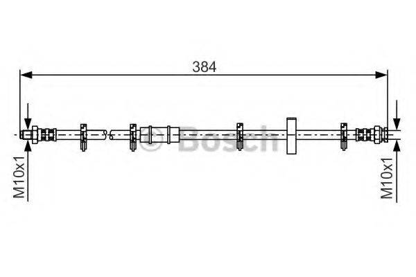 BENDIX 171248B Гальмівний шланг