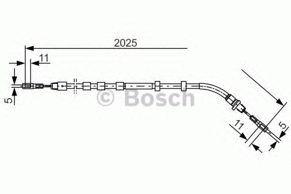 BOSCH BC683 Трос, стоянкова гальмівна система
