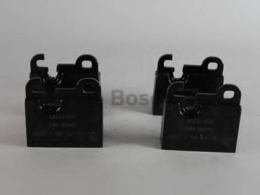 BOSCH BP649 Комплект гальмівних колодок, дискове гальмо