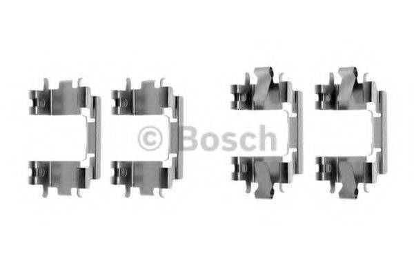 BOSCH 1987474318 Комплектуючі, колодки дискового гальма