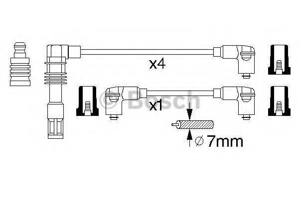 BOSCH 0986356309 Комплект дротів запалювання