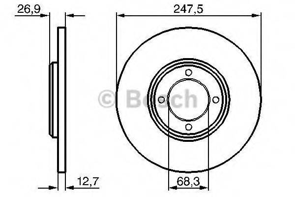 LPR F1021P гальмівний диск